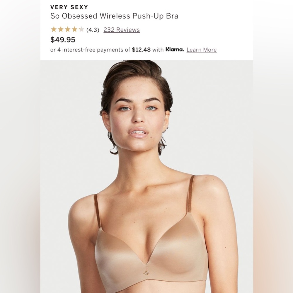 Euc Vs Wireless Convertible Bra - image 1